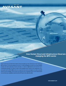 Human Cloud Cover Page 231x300 - How Human Cloud and Infrastructure Cloud are Changing the BPO Sector