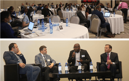 Panelists discuss Success Strategies for growing a BPO Firm. From left Yoni Epstein Jon Browning Duquesne Fednard and Bill Colton - Avasant Brings International Investors to Haiti BPO Investor Forum