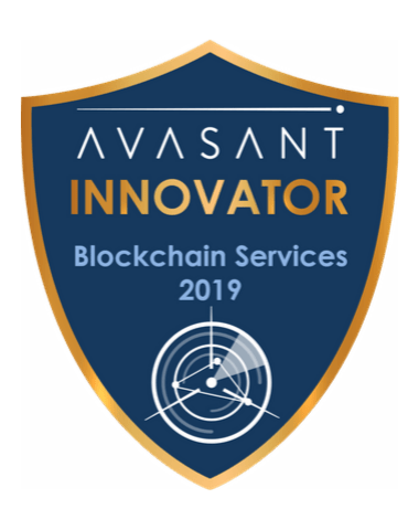 Blockchain innovator badge 2019 - Blockchain Services 2019 Capgemini RadarView™ Profile