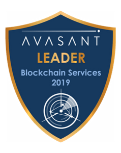 Blockchain leader badge 2019 - RadarView™ Packages