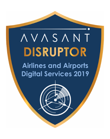 Airlines Airports Disruptor badge 2019 - Airlines and Airports Digital Services RadarView™ 2019 - Softtek