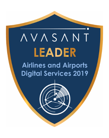 Airlines Airports Leader badge 2019 - Airlines and Airports Digital Services RadarView™ 2019-2020 - IBM