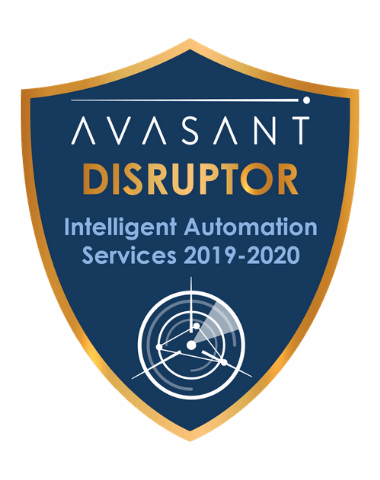 IA Disruptor badge 1 - Intelligent Automation Services RadarView™ 2019-2020 - Zensar