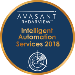 intelligent automation services 2018 - Old What We Do RadarView™