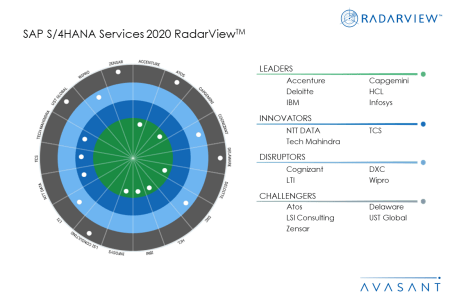 MoneyShot SAPS4HANA - SAP S/4HANA Services 2020 RadarView™