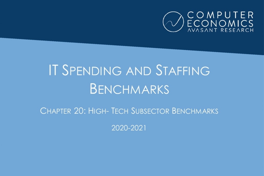 ISS2020 21Chapter20 1030x687 - IT Spending and Staffing Benchmarks 2021/2022: Chapter 20: High-Tech Subsector Benchmarks