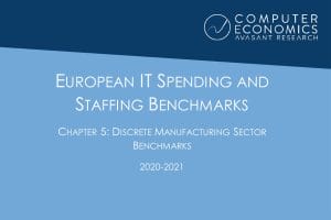 ISSEurope2020 21Chapter5 300x200 - European IT Spending and Staffing Benchmarks 2020-2021: Chapter 5, Discrete Manufacturing Sectors