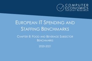 ISSEurope2020 21Chapter8 300x200 - European IT Spending and Staffing Benchmarks 2020-2021: Chapter 8, Food and Beverage Subsector