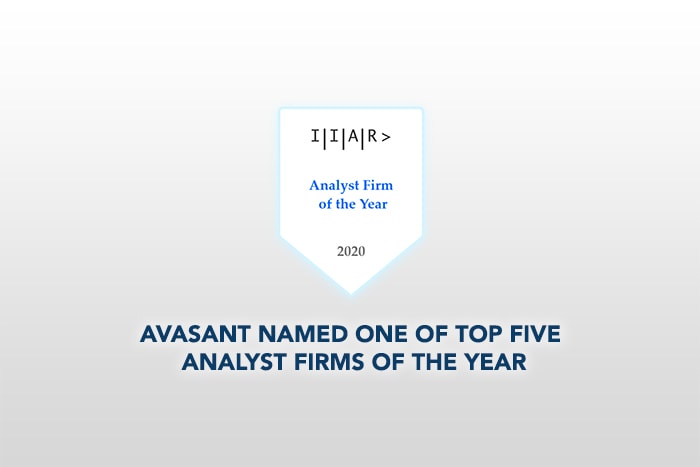 iStock 1051632786 - Avasant Named One of Top Five Analyst Firms of the Year