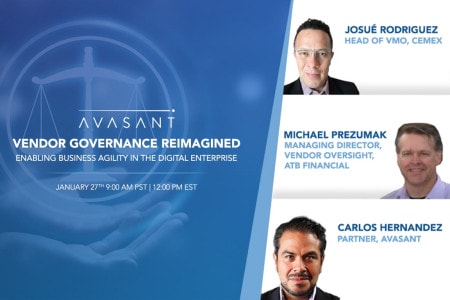 vendor gov post product - Avasant Digital Forum: Vendor Governance Reimagined: Enabling Business Agility in the Digital Enterprise