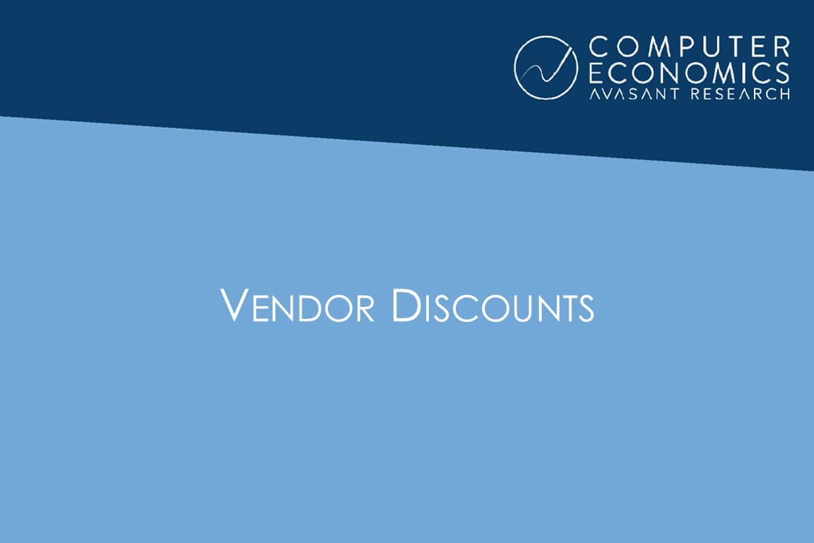 Vendor Discounts - Vendor Discounts on Computer Equipment (Mar. 2009)