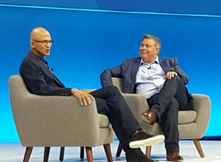 SatyaNadellaDionWeisler - HP Inc. Chooses Microsoft Dynamics CRM over Salesforce