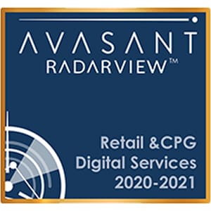 Avasant’s Retail & CPG Digital Services 2020-2021 Radarview™ Recognizes the Top-Tier Service Providers Expediting Digitization in Retail & CPG Industry Image