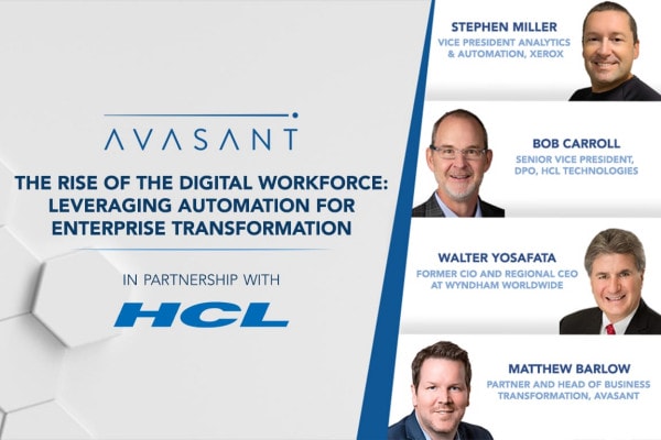 product post event workforce of future - Avasant Digital Forum: The Rise of the Digital Workforce: Leveraging Automation for Enterprise Transformation