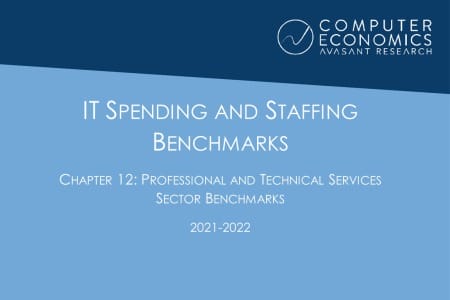 ISSCh12 450x300 - IT Spending and Staffing Benchmarks 2021/2022: Chapter 12: Professional and Technical Services Sector Benchmarks