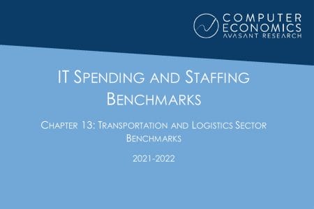 ISSCh13 - IT Spending and Staffing Benchmarks 2021/2022: Chapter 13: Transportation and Logistics Sector Benchmarks