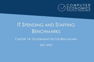 IT Spending and Staffing Benchmarks 2021/2022: Chapter 16: Government Sector Benchmarks