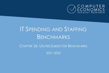 ISSCh26 - IT Spending and Staffing Benchmarks 2021/2022: Chapter 26: Online Retail Subsector Benchmarks