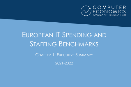 EUISS2021Ch1 - European IT Spending and Staffing Benchmarks 2021/2022: Chapter 1: Executive Summary