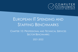 EUISS2021Ch10 300x200 - European IT Spending and Staffing Benchmarks 2021/2022: Chapter 10: Professional and Technical Services