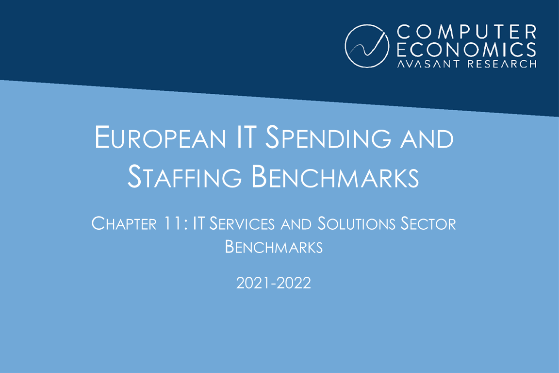 EUISS2021Ch11 - European IT Spending and Staffing Benchmarks 2021/2022: Chapter 11: IT Services and Solutions