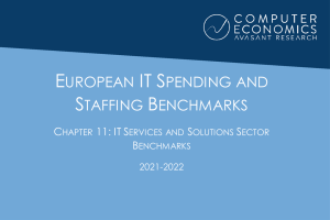 European IT Spending and Staffing Benchmarks 2021/2022: Chapter 11: IT Services and Solutions