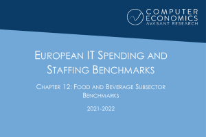 EUISS2021Ch12 300x200 - European IT Spending and Staffing Benchmarks 2021/2022: Chapter 12: Food and Beverage