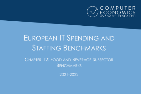 EUISS2021Ch12 - European IT Spending and Staffing Benchmarks 2021/2022: Chapter 12: Food and Beverage
