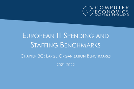 EUISS2021Ch3c 450x300 - European IT Spending and Staffing Benchmarks 2021/2022: Chapter 3C: Large Organization Benchmarks