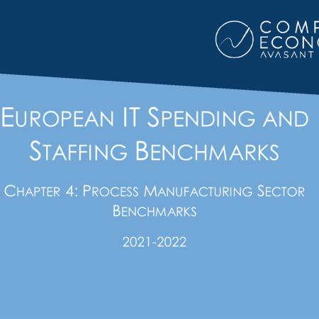 EUISS2021Ch4 - European IT Spending and Staffing Benchmarks 2021/2022: Chapter 4: Process Manufacturing
