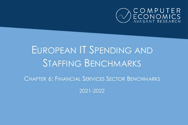 EUISS2021Ch6 - European IT Spending and Staffing Benchmarks 2021/2022: Chapter 6: Financial Services
