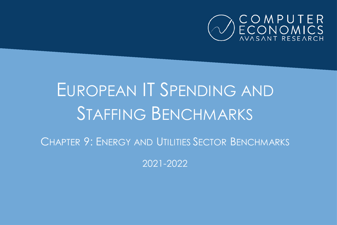 EUISS2021Ch9 - European IT Spending and Staffing Benchmarks 2021/2022: Chapter 9: Energy and Utilities