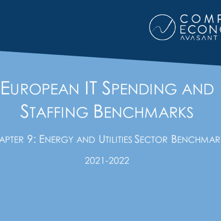 EUISS2021Ch9 - European IT Spending and Staffing Benchmarks 2021/2022: Chapter 9: Energy and Utilities
