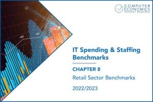 Landscape CE ISS report 11 300x200 - IT Spending and Staffing Benchmarks 2022/2023: Chapter 8: Retail Sector Benchmarks