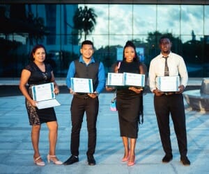 Guyana Students Graduation  300x251 - Avasant Foundation Hosts First In-Person Graduation Ceremony in Guyana for Avasant Digital Skills Training (ADST) Program