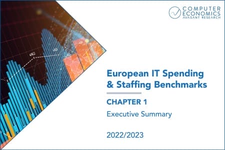 European Product Image 01 scaled 450x300 - European IT Spending and Staffing Benchmarks 2022/2023: Chapter 1: Executive Summary