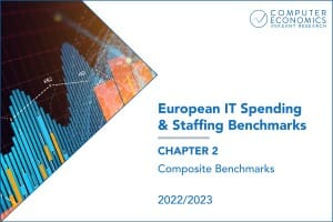 European Product Image 02 300x200 - European IT Spending and Staffing Benchmarks 2022/2023: Chapter 2: Composite Benchmarks