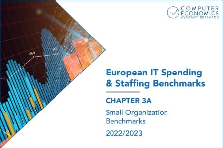 European Product Image 03 scaled 450x300 - European IT Spending and Staffing Benchmarks 2022/2023: Chapter 3A: Small Organization Benchmarks