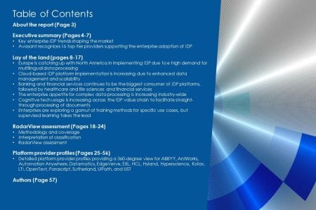 TOC Intelligent Document Processing Platforms 2022 RadarView - Intelligent Document Processing Platforms 2022 RadarView™