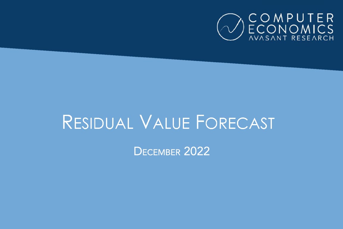 Value Forecast Format Decemvber - Residual Value Forecast December 2022