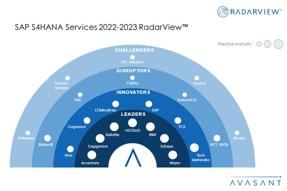 SAP S/4HANA Services 2022–2023 RadarView™ - Avasant