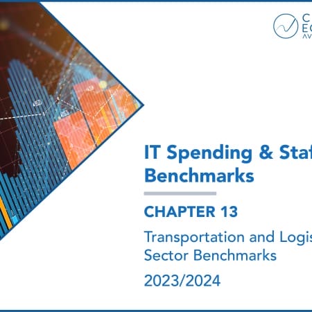 ISS Chapter 13 450x450 - IT Spending and Staffing Benchmarks 2023/2024: Chapter 13: Transportation and Logistics Sector Benchmarks
