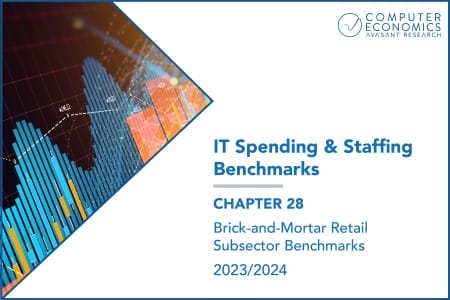 ISS Chapter 28 450x300 - IT Spending and Staffing Benchmarks 2023/2024: Chapter 28: Brick-and-Mortar Retail Subsector Benchmarks