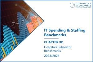 ISS Chapter 32 300x200 - IT Spending and Staffing Benchmarks 2023/2024: Chapter 32: Hospitals Subsector Benchmarks