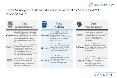 Additional Image2 Data Management and Advanced Analytics Services 2023 450x300 - Data Management and Advanced Analytics Services 2023 RadarView™