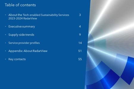 TOC Tech enabled Sustainability Services 2023 RadarView 450x300 - Tech-enabled Sustainability Services 2023–2024 RadarView™