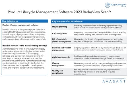 Additional Image1 Product Lifecycle Management Software 2023 RadarView Scan 450x300 - Product Lifecycle Management Software 2023 RadarView Scan™