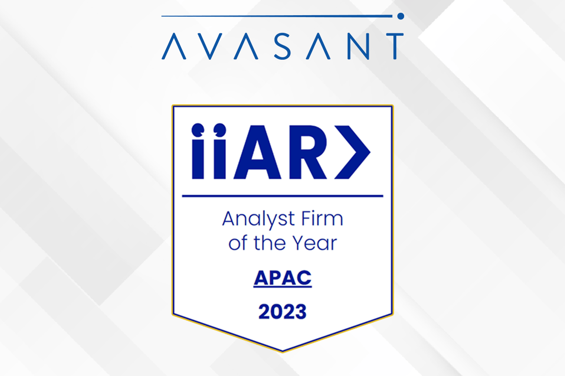 Avasant included amongst the Top 10 IIAR> Analyst Firms of the Year 2023 – Global; Swapnil Bhatnagar won ‘The IIAR> Analyst of the Year- APAC 2023’ Image