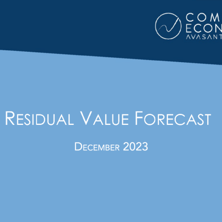 Value Forecast Format December - Residual Value Forecast December 2023