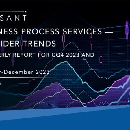 Cover for Q4 2023 and CY2023 450x450 - Business Process Services – Provider Trends CQ4 2023 and CY 2023